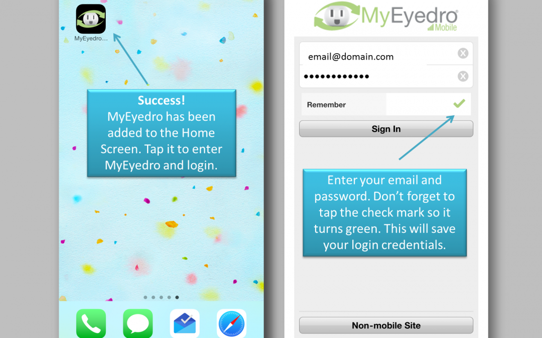 How to Add MyEyedro to Your Smartphone’s Home Screen