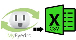 export to excel csv from myeyedro