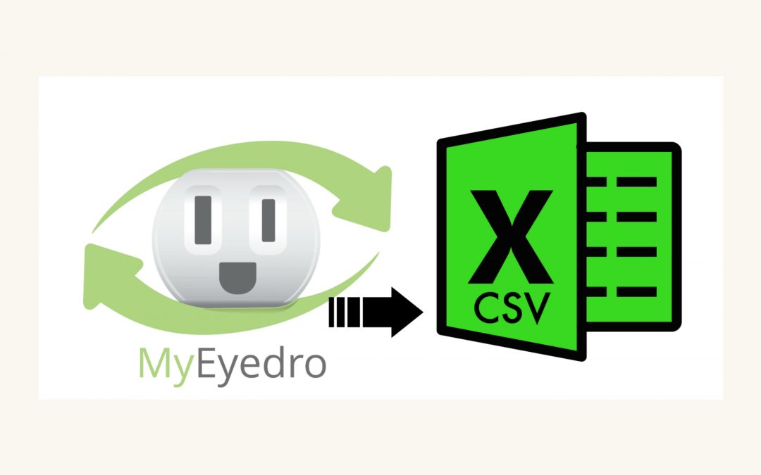How to Export to Excel from MyEyedro