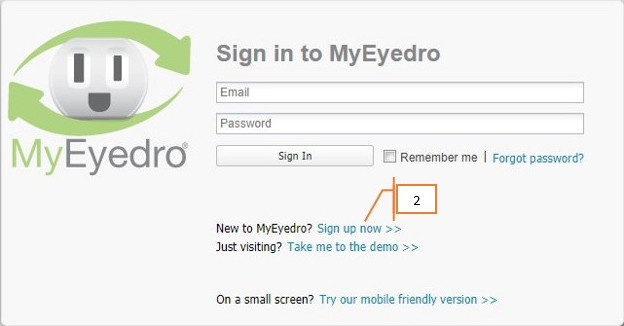 MyEyedro Signup