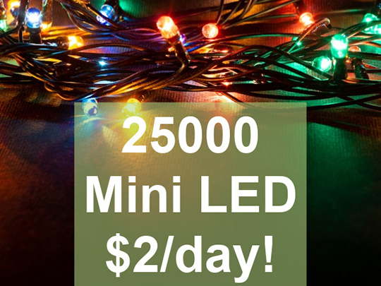 Energy Saving LED Mini Christmas Lights
