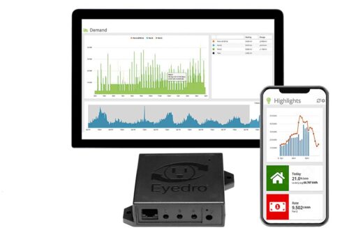 EYEDRO5-EBEM1-SUB business power monitor for 3-phase sub-metering