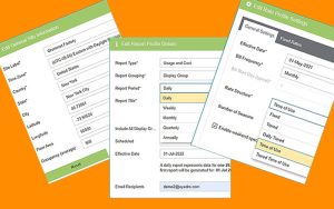 MyEyedro cloud software version 5 Configuration menu overview