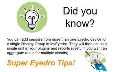Super Eyedro Tips:  Display Groups