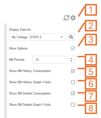 MyEyedro Bills Plugin Options