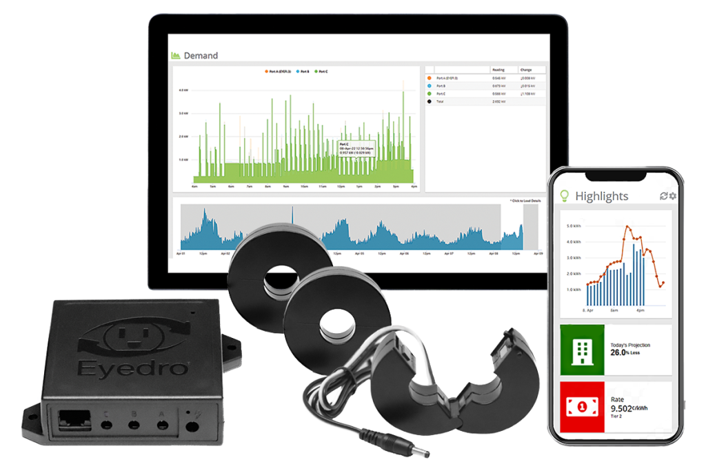 Eyedro 3 phase energy monitor