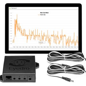 Eyedro water or gas meter with Ethernet and WiFi connectivity