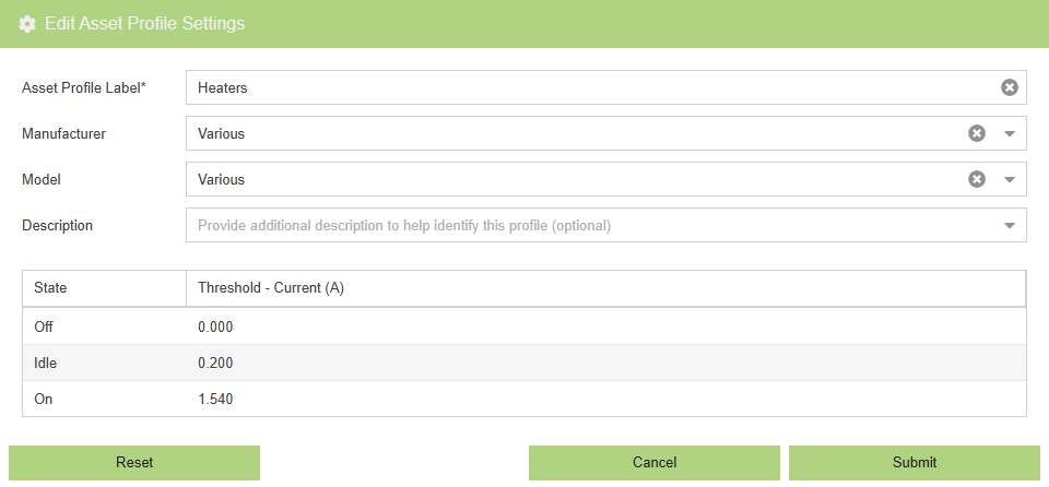 Getting Started with Assets: Step 3 - Add an Asset Profile