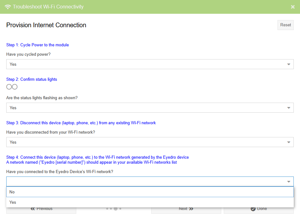 Device Installation - Troubleshooting Wi-Fi Connectivity