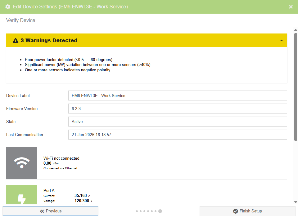 Wizard - Verify Page