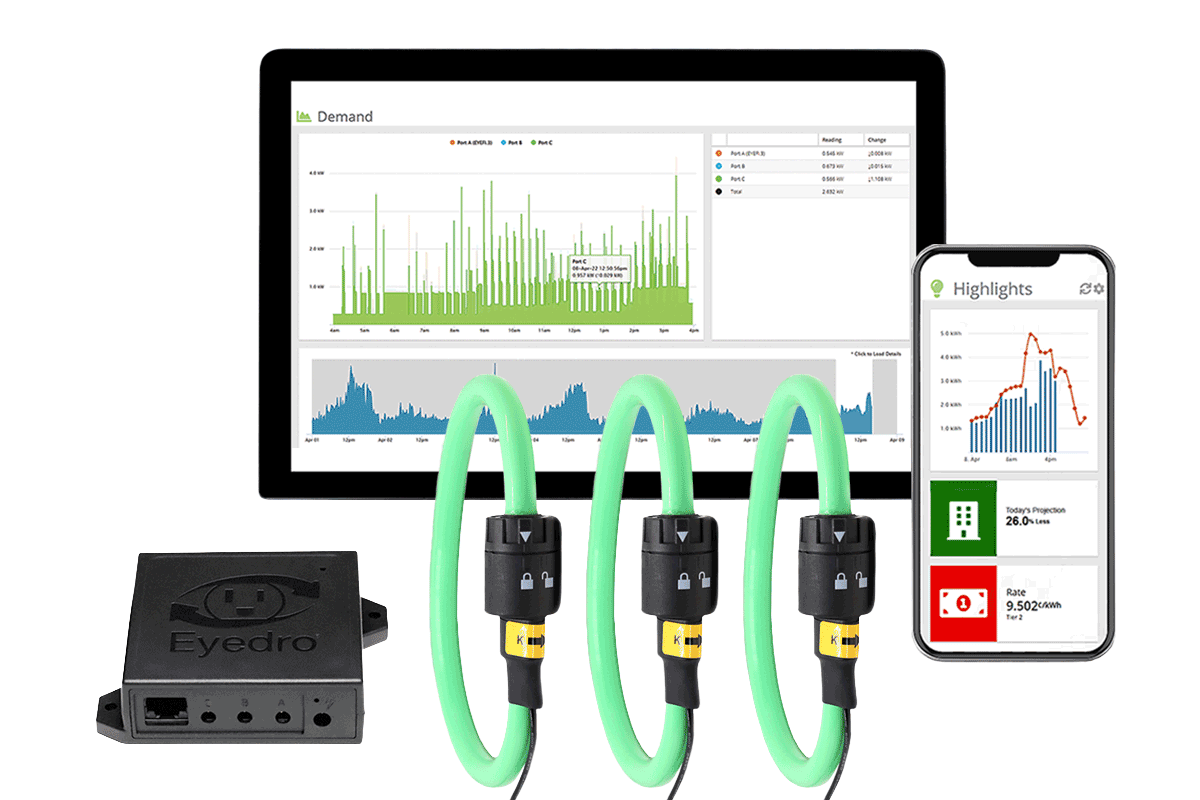 3-phase Energy Meter with 1000A Flex Sensors