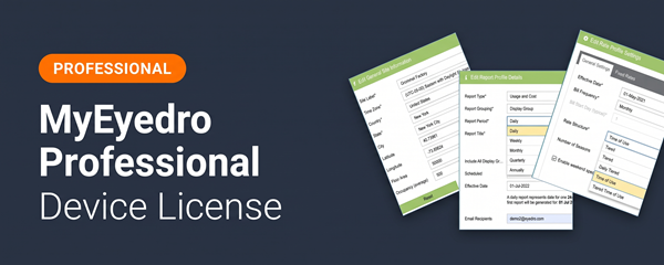 MyEyedro Professional Device License