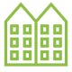 Apartment building icon